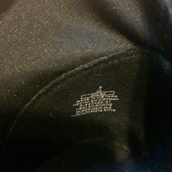 Old Navy Black Heeled Boots sized 9, worn once or twice - Picture 5 of 5